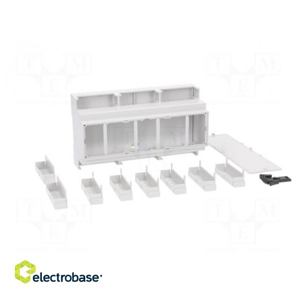 Enclosure: for DIN rail mounting | Y: 90mm | X: 160mm | Z: 53mm | PPO фото 9