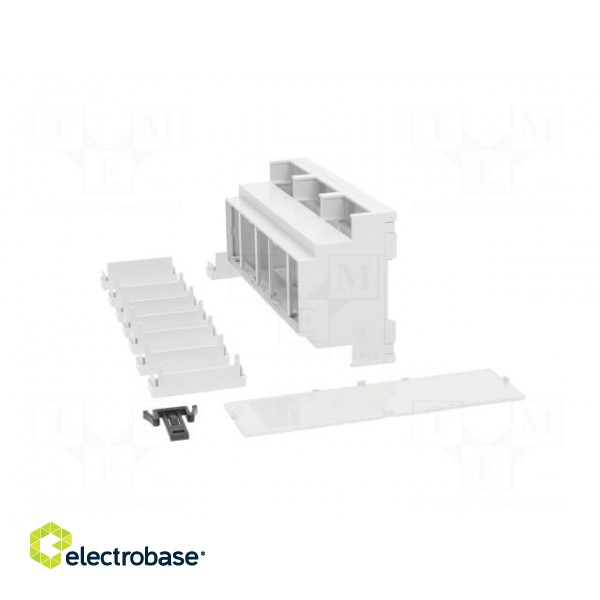 Enclosure: for DIN rail mounting | Y: 90mm | X: 160mm | Z: 53mm | PPO image 3