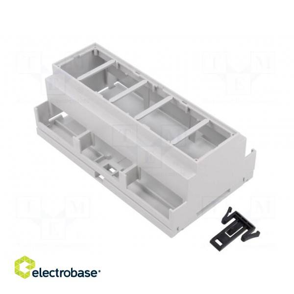 Enclosure: for DIN rail mounting | Y: 90mm | X: 160mm | Z: 58mm | PPO