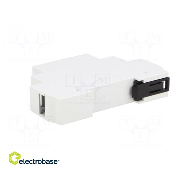 Enclosure: for DIN rail mounting | Y: 90mm | X: 17mm | Z: 65mm | ABS фото 4