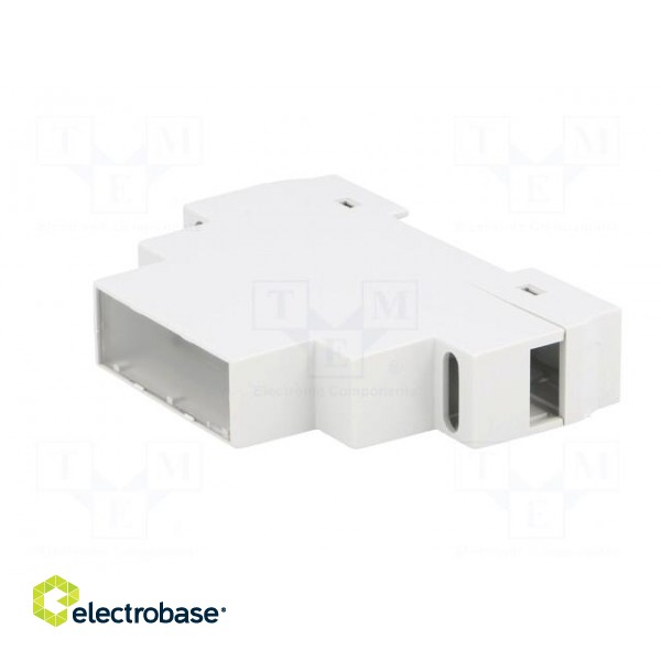 Enclosure: for DIN rail mounting | Y: 90mm | X: 17mm | Z: 65mm | ABS image 2