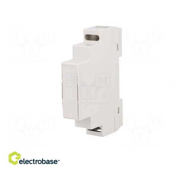 Enclosure: for DIN rail mounting | Y: 90mm | X: 17mm | Z: 65mm | ABS paveikslėlis 2