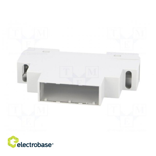 Enclosure: for DIN rail mounting | Y: 90mm | X: 17mm | Z: 65mm | ABS image 9