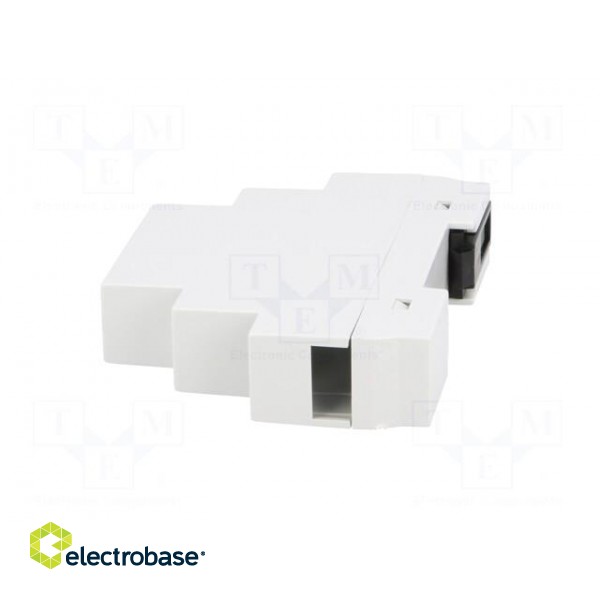 Enclosure: for DIN rail mounting | Y: 90mm | X: 17mm | Z: 65mm | ABS paveikslėlis 3