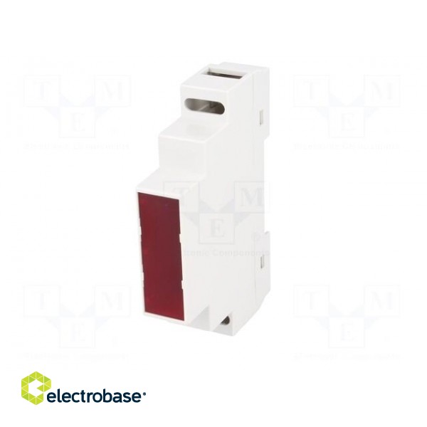 Enclosure: for DIN rail mounting | Y: 90mm | X: 17mm | Z: 65mm | ABS image 9