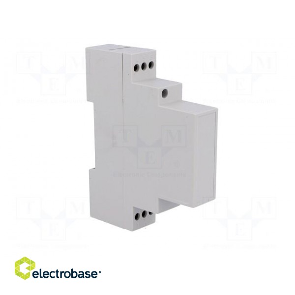 Enclosure: for DIN rail mounting | Y: 90mm | X: 17mm | Z: 71mm | noryl image 8