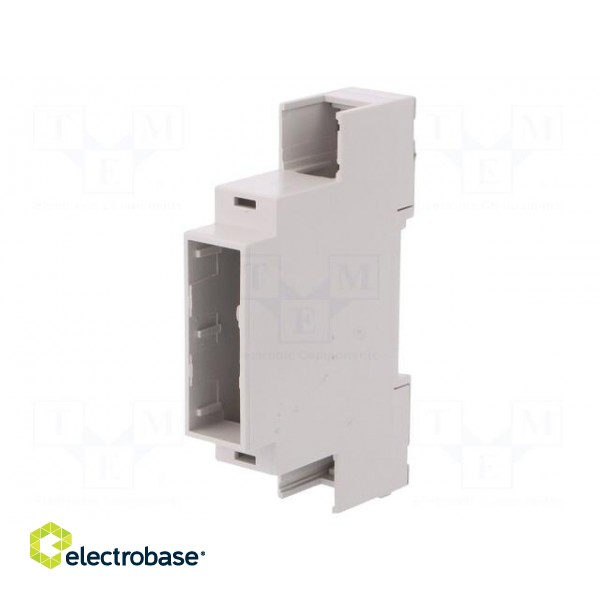 Enclosure: for DIN rail mounting | Y: 90mm | X: 18mm | Z: 53mm | PPO paveikslėlis 2