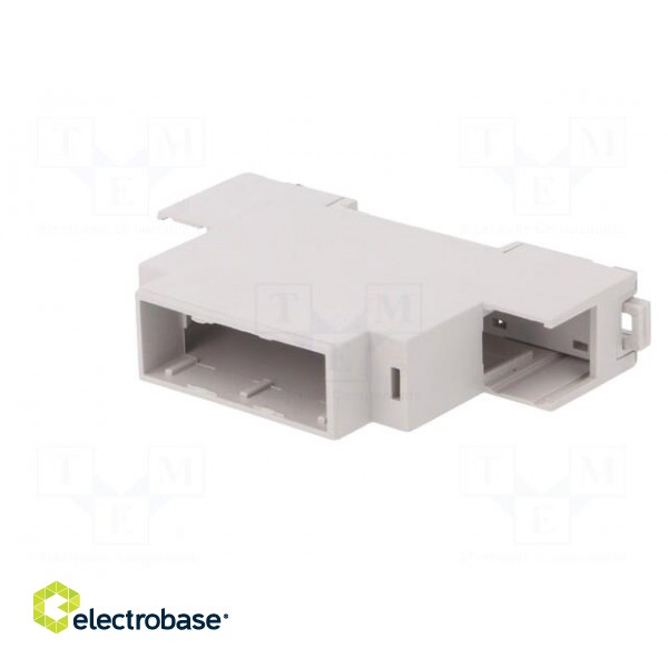 Enclosure: for DIN rail mounting | Y: 90mm | X: 18mm | Z: 53mm | PPO фото 3