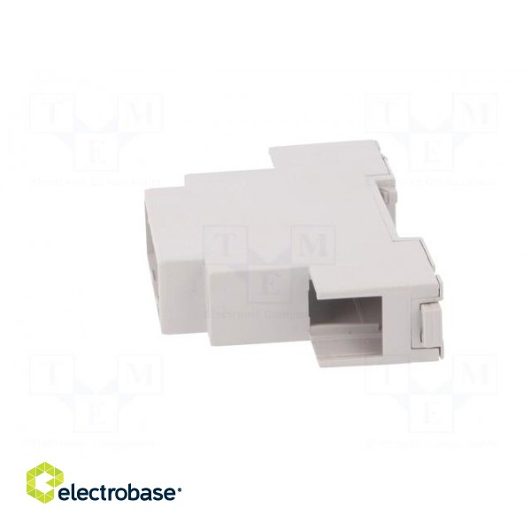 Enclosure: for DIN rail mounting | Y: 90mm | X: 18mm | Z: 53mm | PPO image 4