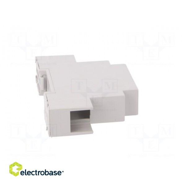 Enclosure: for DIN rail mounting | Y: 90mm | X: 18mm | Z: 53mm | PPO paveikslėlis 8