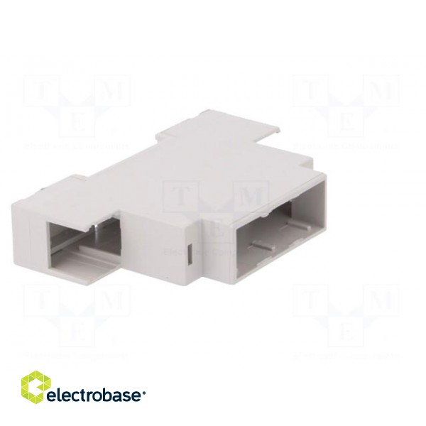 Enclosure: for DIN rail mounting | Y: 90mm | X: 18mm | Z: 53mm | PPO paveikslėlis 9
