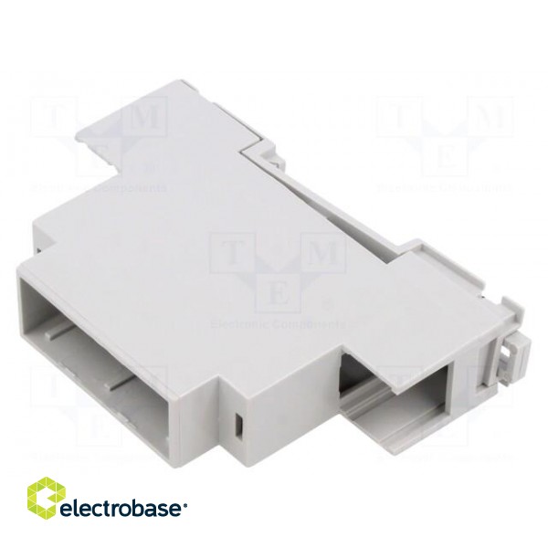 Enclosure: for DIN rail mounting | Y: 90mm | X: 18mm | Z: 58mm | PPO