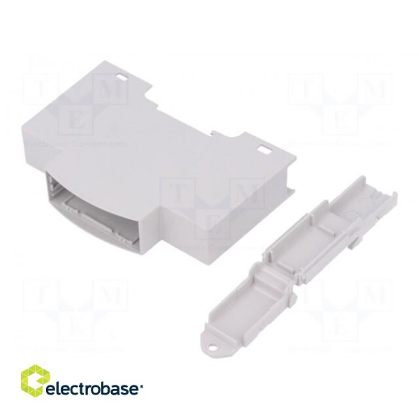 Enclosure: for DIN rail mounting | Y: 90mm | X: 18mm | Z: 53mm | ABS paveikslėlis 2