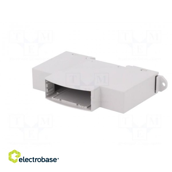 Enclosure: for DIN rail mounting | Y: 90mm | X: 18mm | Z: 53mm | ABS paveikslėlis 3