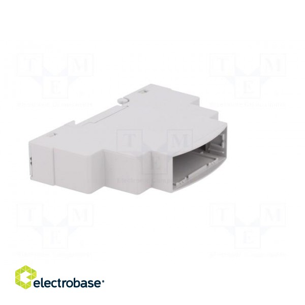 Enclosure: for DIN rail mounting | Y: 90mm | X: 18mm | Z: 62mm | grey image 9