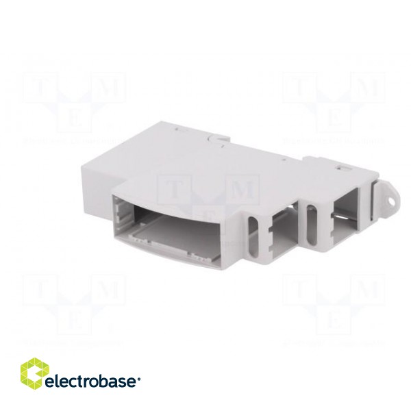 Enclosure: for DIN rail mounting | Y: 90mm | X: 18mm | Z: 53mm | ABS image 3