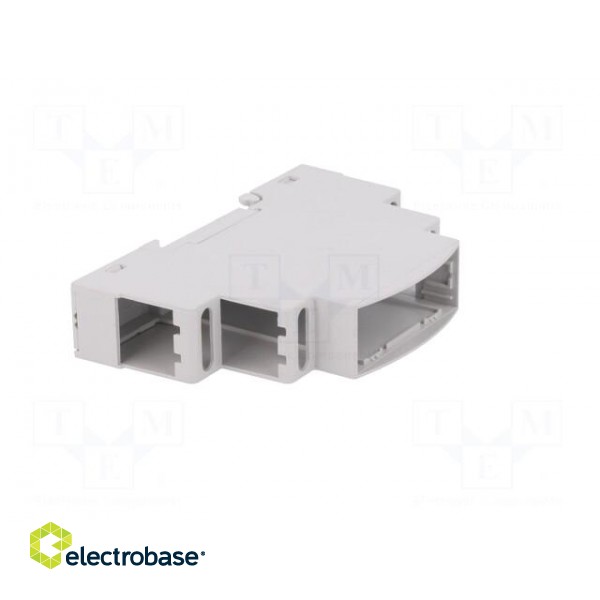 Enclosure: for DIN rail mounting | Y: 90mm | X: 18mm | Z: 62mm | grey image 9