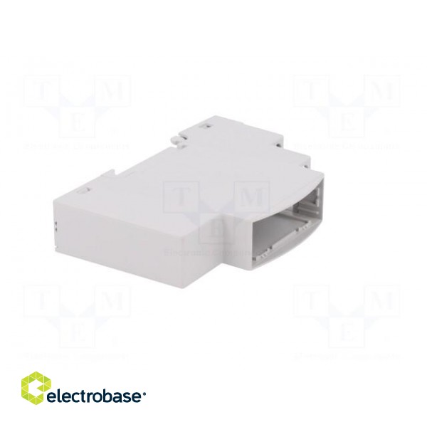 Enclosure: for DIN rail mounting | Y: 90mm | X: 18mm | Z: 53mm | ABS image 9