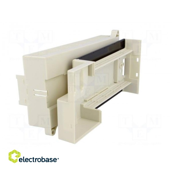 Enclosure: for DIN rail mounting | Y: 90mm | X: 200mm | Z: 67mm paveikslėlis 4