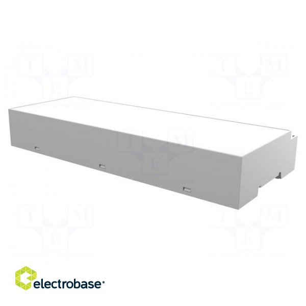 Enclosure: for DIN rail mounting | Y: 90mm | X: 212.5mm | Z: 32mm | grey