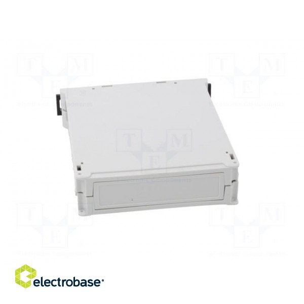 Enclosure: for DIN rail mounting | Y: 90mm | X: 23mm | Z: 118mm | grey image 10
