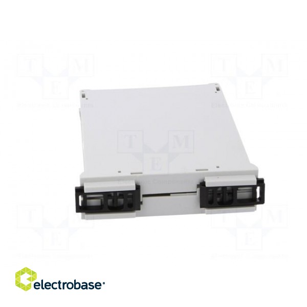 Enclosure: for DIN rail mounting | Y: 90mm | X: 23mm | Z: 118mm | grey image 6