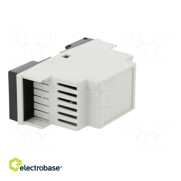 Enclosure: for DIN rail mounting | Y: 90mm | X: 35mm | Z: 58mm | grey image 8