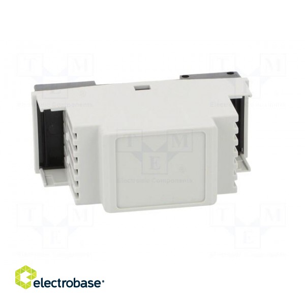 Enclosure: for DIN rail mounting | Y: 90mm | X: 35mm | Z: 58mm | grey image 9