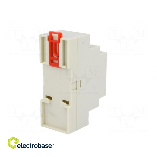 Enclosure: for DIN rail mounting | Y: 90mm | X: 35mm | Z: 62mm | ABS image 6