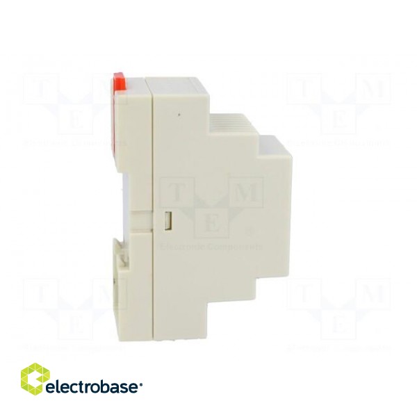 Enclosure: for DIN rail mounting | Y: 90mm | X: 35mm | Z: 62mm | ABS фото 7