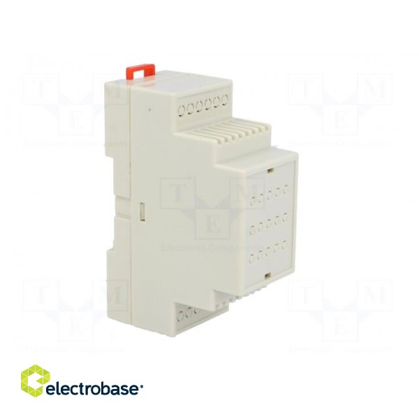 Enclosure: for DIN rail mounting | Y: 90mm | X: 35mm | Z: 62mm | ABS фото 8