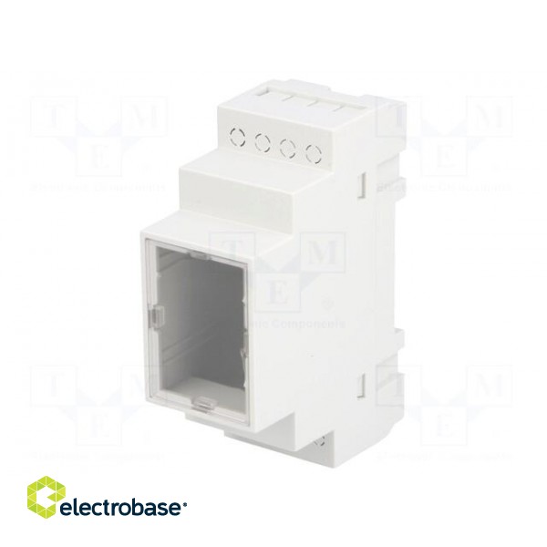 Enclosure: for DIN rail mounting | Y: 90mm | X: 35mm | Z: 65mm | ABS paveikslėlis 1