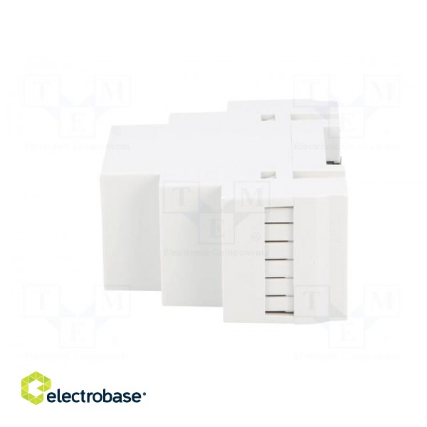 Enclosure: for DIN rail mounting | Y: 90mm | X: 35mm | Z: 65mm | ABS image 3