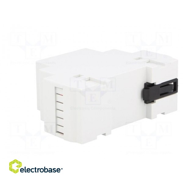 Enclosure: for DIN rail mounting | Y: 90mm | X: 35mm | Z: 65mm | ABS image 4
