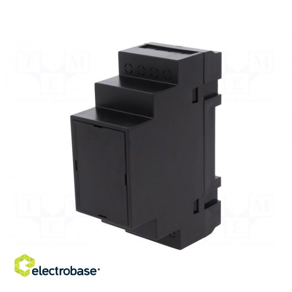 Enclosure: for DIN rail mounting | Y: 90mm | X: 35mm | Z: 65mm | ABS фото 1