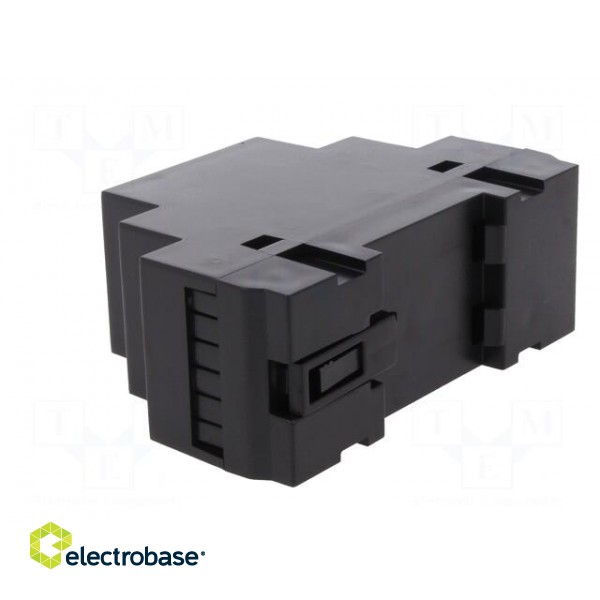 Enclosure: for DIN rail mounting | Y: 90mm | X: 35mm | Z: 65mm | ABS image 4