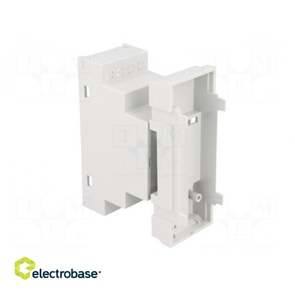 Enclosure: for DIN rail mounting | Y: 90mm | X: 35mm | Z: 65mm | ABS фото 6