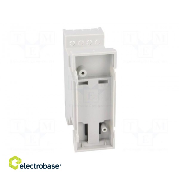Enclosure: for DIN rail mounting | Y: 90mm | X: 35mm | Z: 65mm | grey image 7
