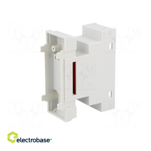 Enclosure: for DIN rail mounting | Y: 90mm | X: 35mm | Z: 65mm | grey image 8