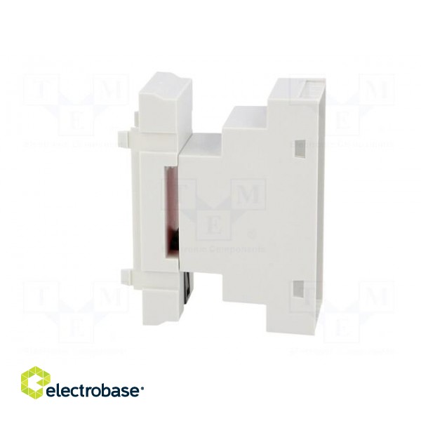 Enclosure: for DIN rail mounting | Y: 90mm | X: 35mm | Z: 65mm | grey image 9