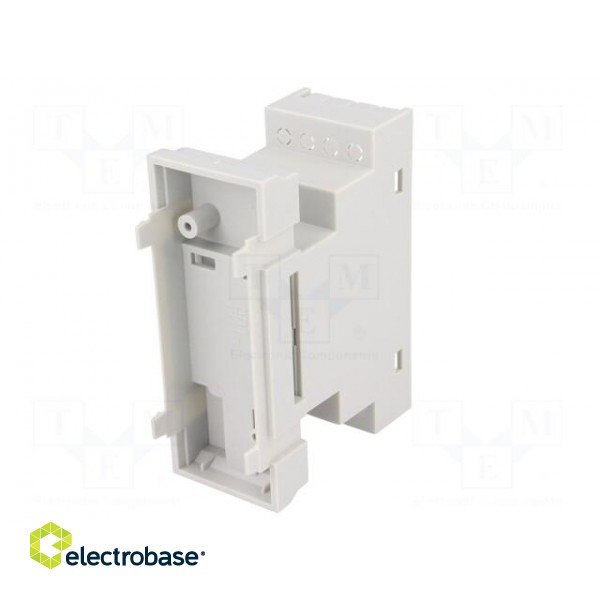 Enclosure: for DIN rail mounting | Y: 90mm | X: 35mm | Z: 65mm | grey image 8