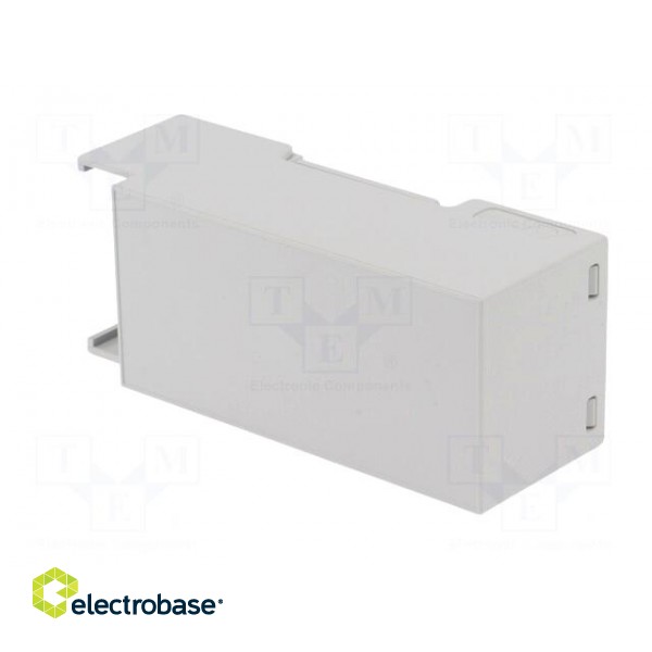 Enclosure: for DIN rail mounting | Y: 90mm | X: 36.1mm | Z: 32.2mm | ABS image 3
