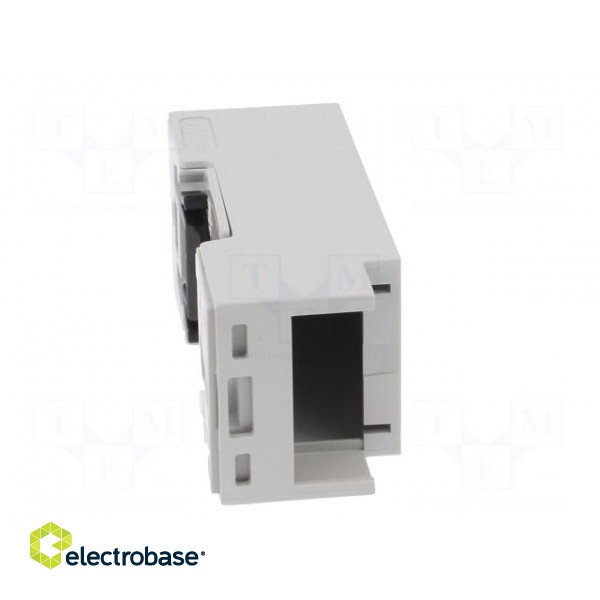 Enclosure: for DIN rail mounting | Y: 90mm | X: 36.1mm | Z: 32.2mm | ABS image 8