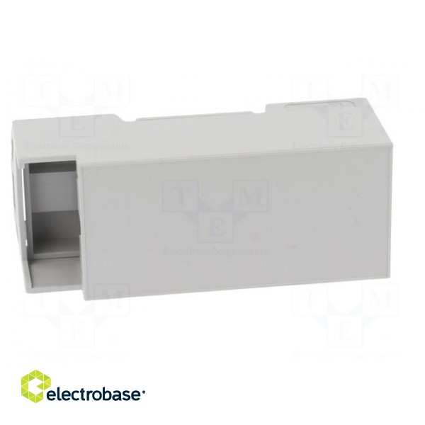 Enclosure: for DIN rail mounting | Y: 90mm | X: 36.1mm | Z: 32.2mm | ABS image 10