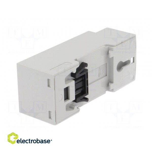 Enclosure: for DIN rail mounting | Y: 90mm | X: 36.1mm | Z: 32.2mm | ABS image 5