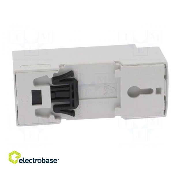 Enclosure: for DIN rail mounting | Y: 90mm | X: 36.1mm | Z: 32.2mm | ABS image 6