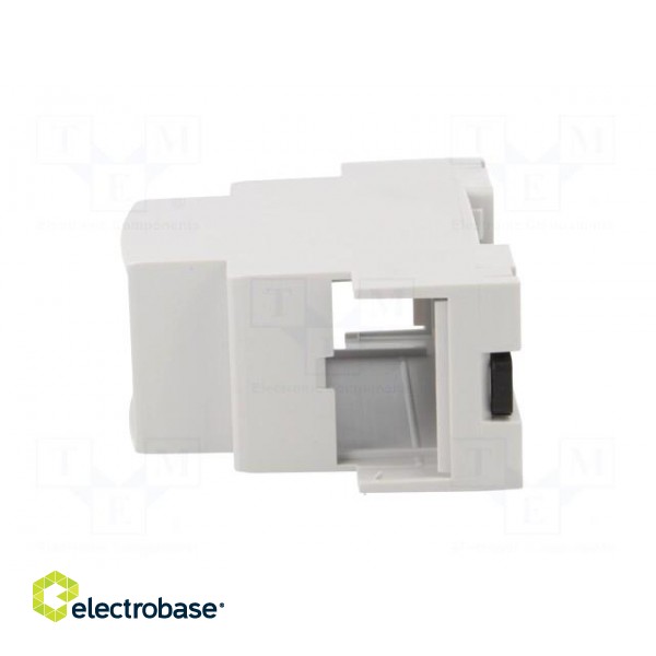 Enclosure: for DIN rail mounting | Y: 90mm | X: 36mm | Z: 67mm | grey image 3