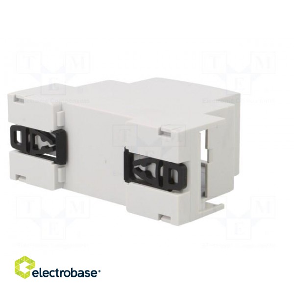 Enclosure: for DIN rail mounting | Y: 90mm | X: 36mm | Z: 67mm | grey image 6