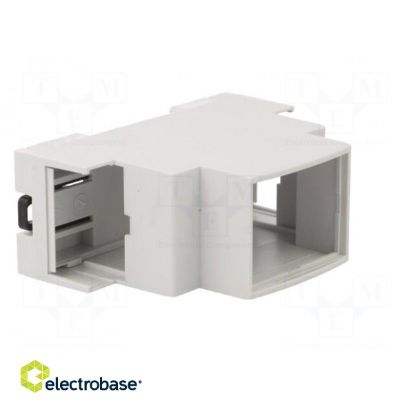 Enclosure: for DIN rail mounting | Y: 90mm | X: 36mm | Z: 67mm | grey image 8