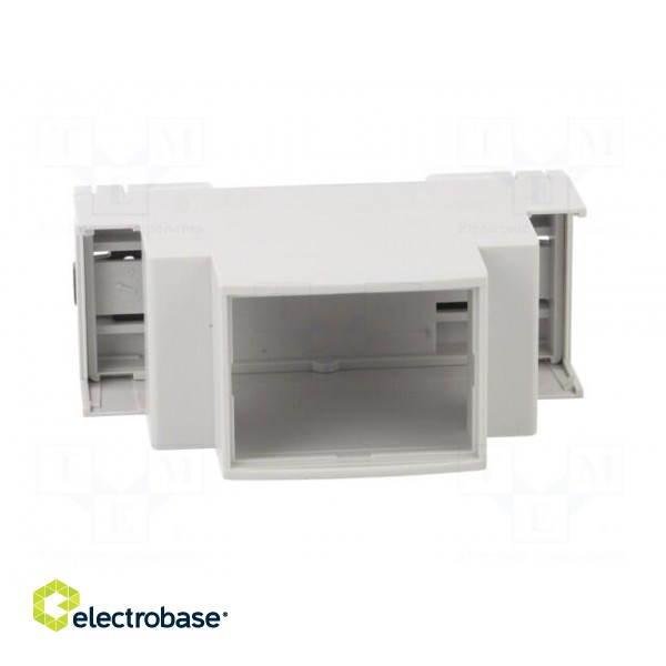 Enclosure: for DIN rail mounting | Y: 90mm | X: 36mm | Z: 67mm | grey image 9